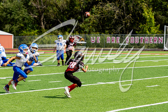 2025.09.20 SBYMCA Football Vs. Boonville 4th-25