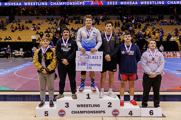 2022.02.19 MSHSAA State Wrestling Medal Podium0609