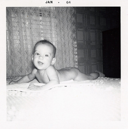 Laura Nell Bradley in her birthday suit